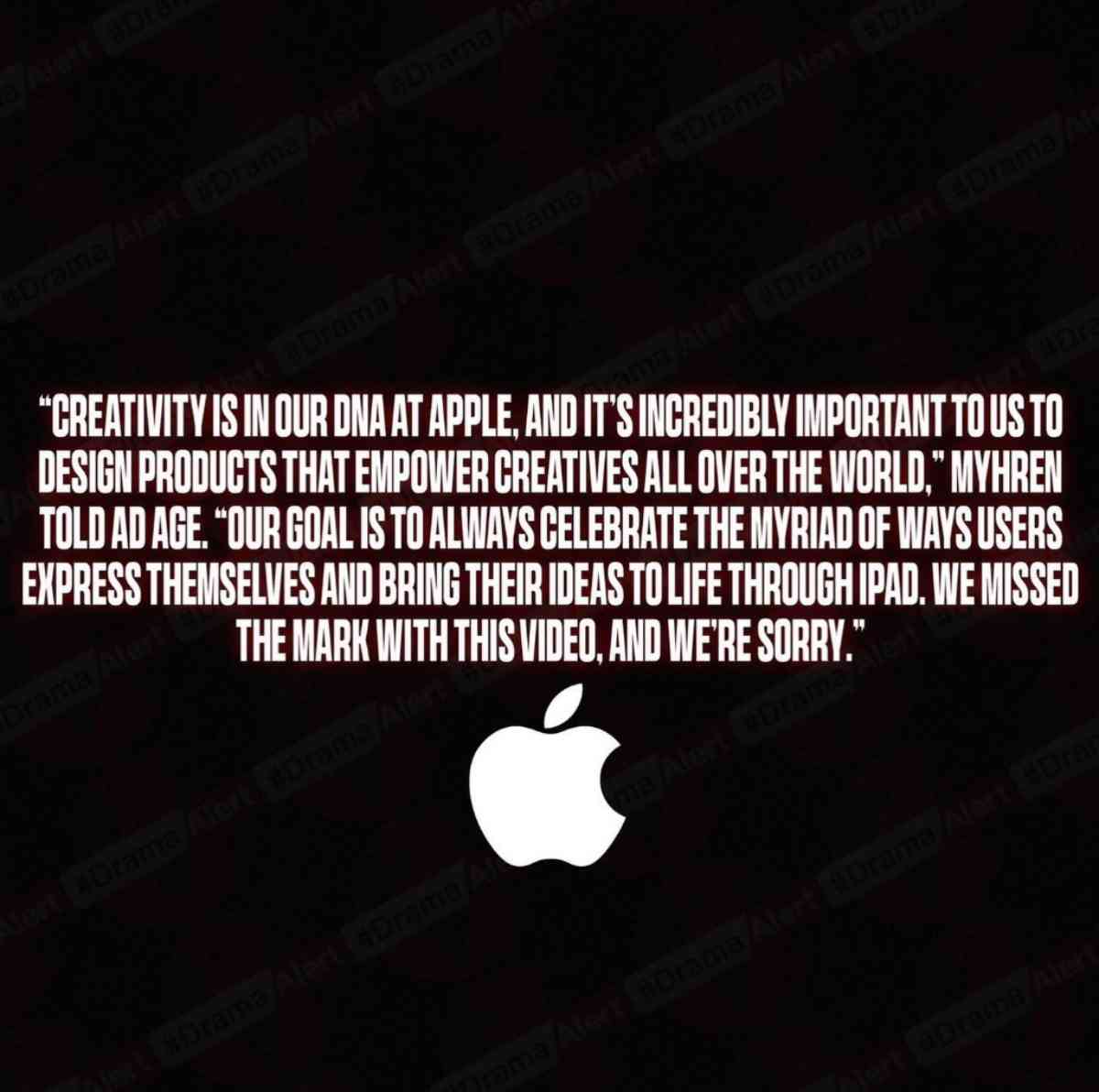 Apple Apology