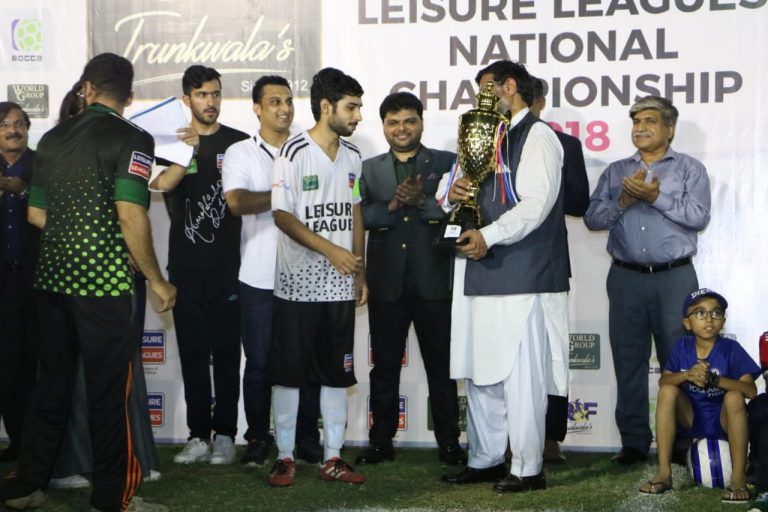 ICAW-FC (LHR) WINS LEISURE LEAGUES TO REPRESENT PAKISTAN AT ISF WORLD CUP PORTUGAL (22 SEP 2018)