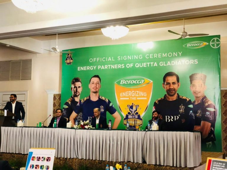 Bayer’s Berocca Joins Hands with Quetta Gladiators as Official Energy Partner for HBL PSL 6