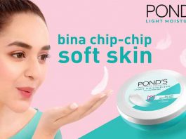 ponds light moisturizer