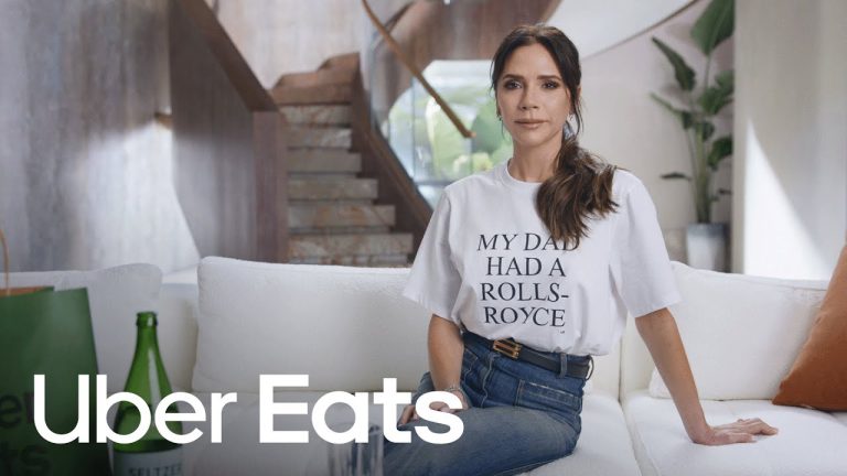 Uber Eats Super Bowl Teaser Starring Victoria and David Beckham